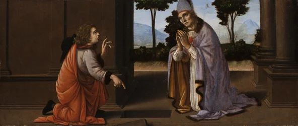 Ein Wunder des Heiligen Donato von Arezzo, ca. 1479-85
